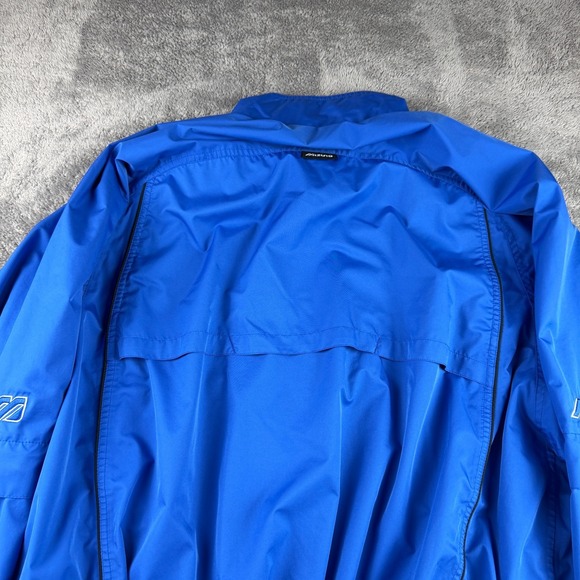 Mizuno Jacket Performance Wear Sports Mens XL Blue Long Sleeve - Picture 16 of 16